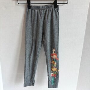 PPtown Gray Kids Leggings with Cartoon Print lightly used size 110/5T